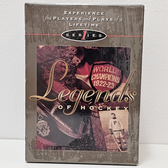 NHL 1922-23 World's Champions Legends of Hockey Series 1 VHS Tape Box Set - Picture 1 of 16